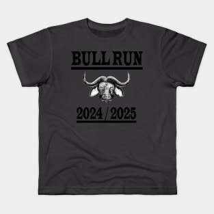 Bull Run Crypto Currency Bitcoin Kids T-Shirt